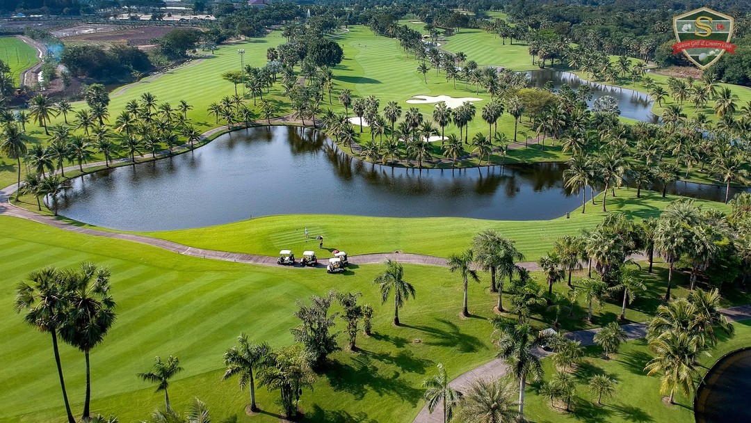 Aerial view of Suban Golf and Country Club Malaysia. Play Suwan Golf & Country Club with Golfing Getaways